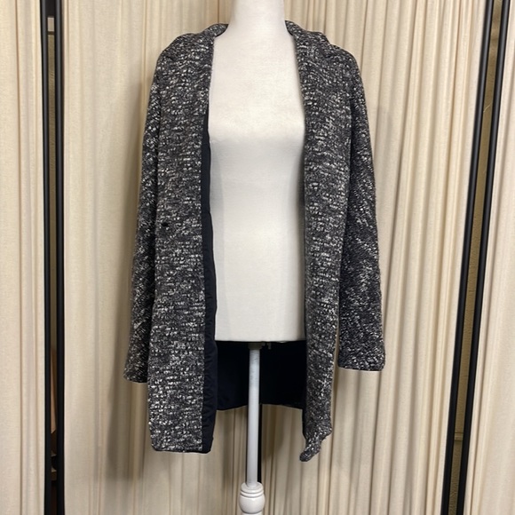 MASON JULES GRAY PEACOAT SIZE MEDIUM PART WOOL - Picture 9 of 13